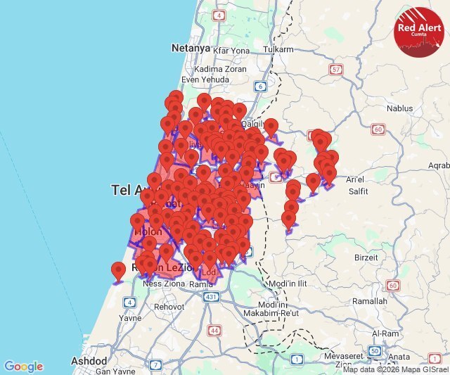 آغاز دور جدید حمله موشکی ایران به اسرائیل/ آژیرها در تل&zwnj;آویو به صدا درآمد+فیلم و عکس