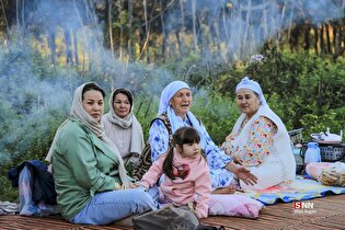 پارک جنگلی «ناهار خوران» گرگان در ایام نوروز