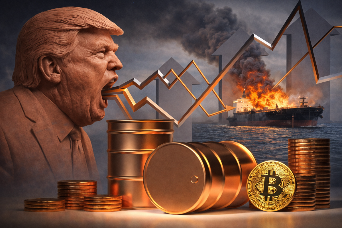 واکنش شدید بازارهای جهانی به سخنرانی ترامپ / جهش ۴.۲ درصدی نفت و ریزش طلا و سهام