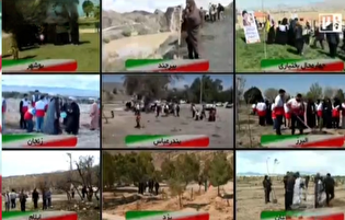 کاشت نهال به نیت شهدای جنگ تحمیلی سوم در سراسر کشور