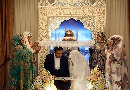 ۸۰ مراسم عقد در نوروز ۱۴۰۵ در آستان مقدس فاطمه معصومه(س) برگزار شد