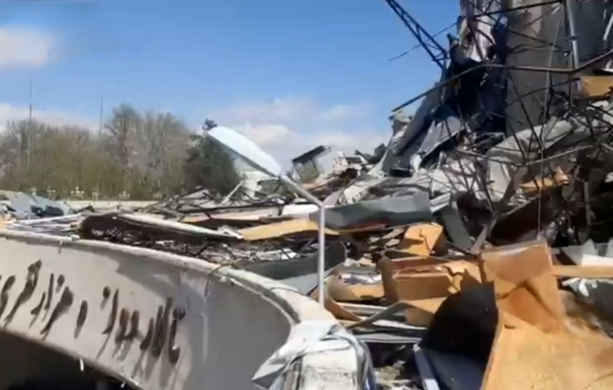 وضعیت ورزشگاه ۱۲ هزار نفری آزادی پس از بمباران آمریکا و اسرائیل