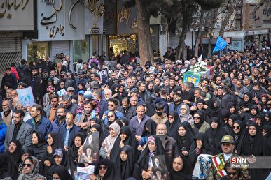 تشییع پیکر دو شهید والامقام جنگ رمضان در بیرجند/ مردم خراسان جنوبی بار دیگر شکوه وفاداری خود را به نمایش گذاشتند+فیلم