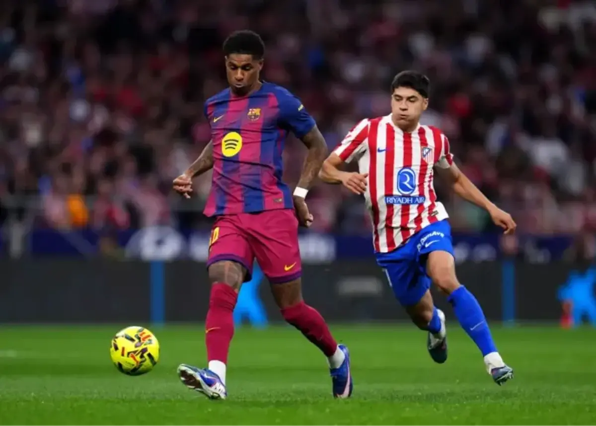 خلاصه بازی بارسلونا ۲ _ ۱ اتلتیکو مادرید / تثبیت صدرنشینی آبی اناری&zwnj;ها در شب شکست رئال مادرید