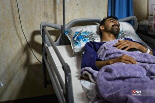 بازدید خبرنگاران از وضعیت پل B1 و مصدومان حمله آمریکایی اسرائیلی