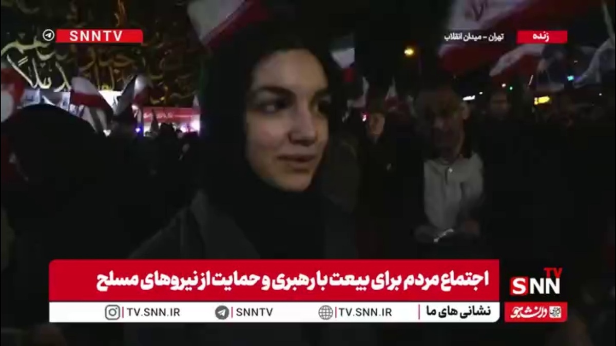 شهروند حاضر در اجتماع: ترامپ دیوانه است حتی مردم کشورش هم او را قبول ندارند