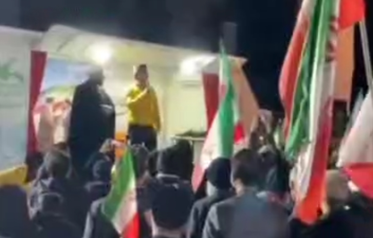 صحبت&zwnj;های شنیدنی جواد قارایی در اجتماع شنبه&zwnj;شب مردم تهران در میدان منیریه