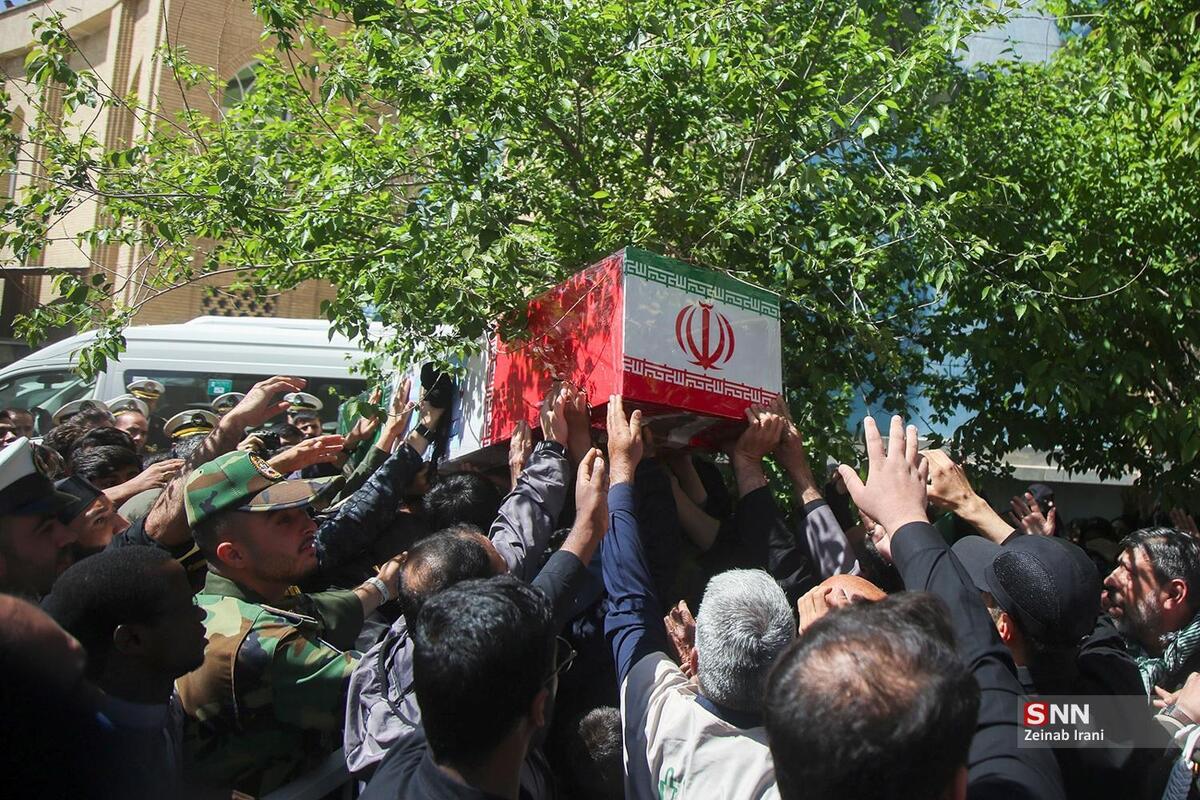 پیکر سردار شهید فتحعلی‌زاده، فرمانده یگان ویژه فاتحین به خاک سپرده شد + فیلم