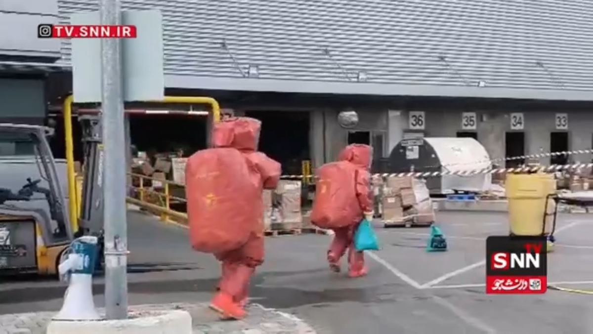 ببینید/ وضعیت فرودگاه بن&zwnj;گوریون بعد از آتش گرفتن یک بسته مشکوک