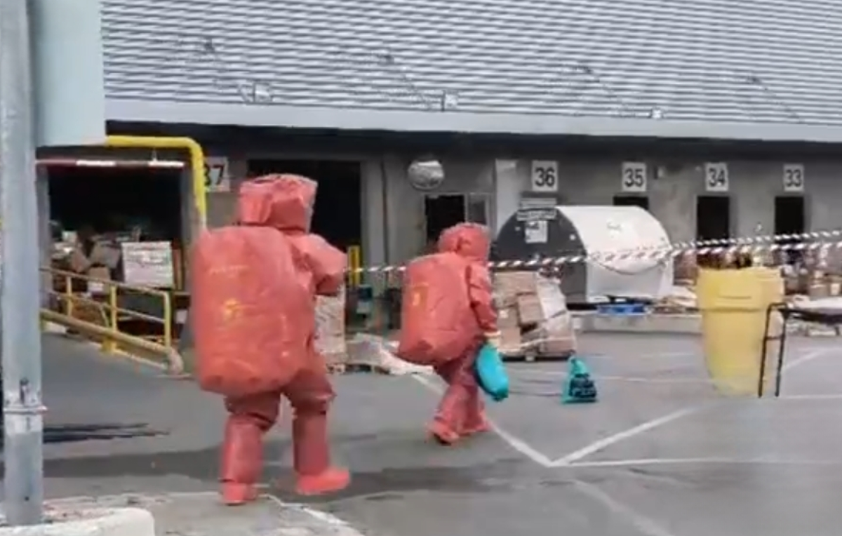 وضعیت فرودگاه بن&zwnj;گوریون بعد از آتش گرفتن یک بسته مشکوک