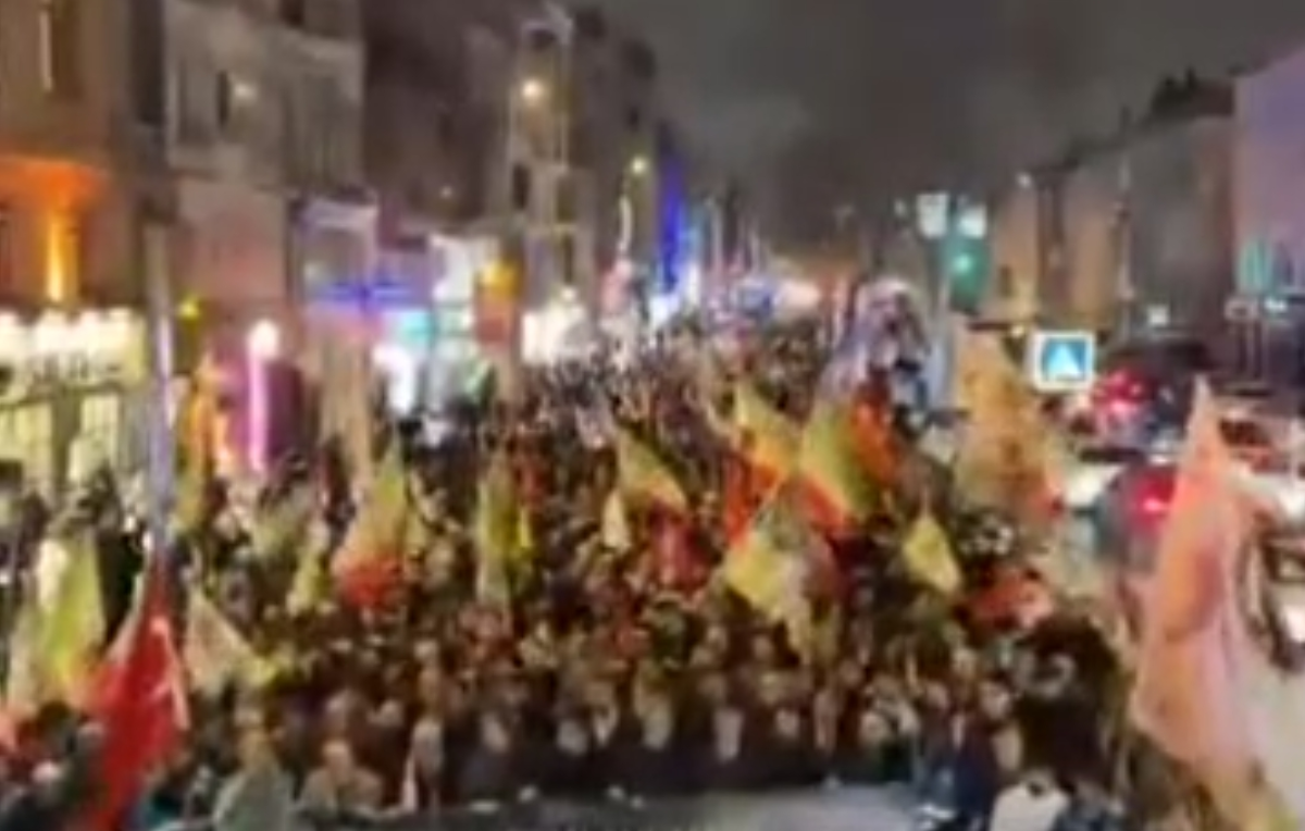 تظاهرات خیابانی مردم ترکیه در حمایت از ایران و جبهه مقاومت