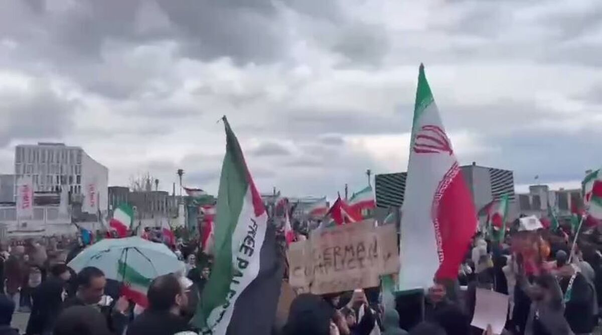 خروش آلمانی&zwnj;ها علیه تجاوز واشنگتن و تل&zwnj;آویو/ فریاد حمایت از ایران در برلین طنین&zwnj;انداز شد