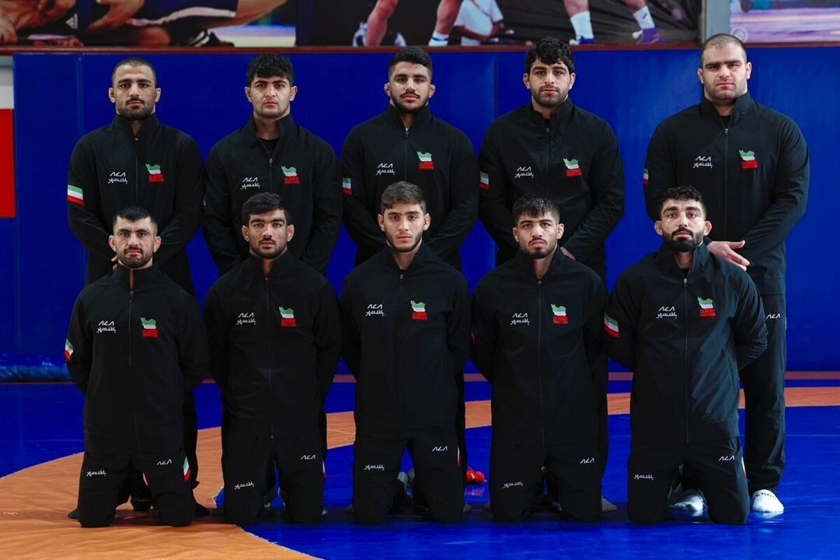 خوشحالی کشتی گیران حاضر در مسابقات آسیایی از حضور تیم ملی ایران در قزقیزستان
