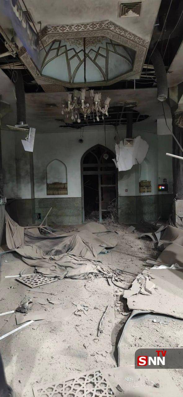 بخشی از دانشگاه صنعتی شریف و پست گاز منطقه 9 مورد هجوم دشمن قرار گرفت  + عکس و فیلم