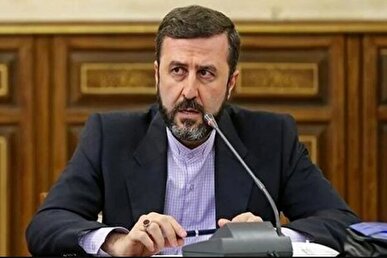 غریب آبادی: امنیت تنگه هرمز با پنهان کردن متجاوز تأمین نمی‌شود