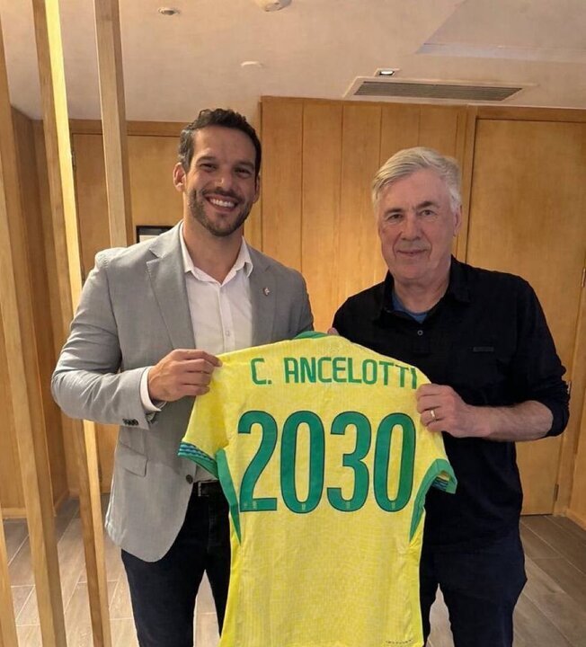 قرارداد آنچلوتی با برزیل تا سال ۲۰۳۰ تمدید شد