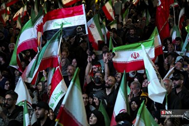 ببینید| سرود ملی در چهلمین روز شهادت قائد امت؛ طنین فداکاری و سربلندی ایران