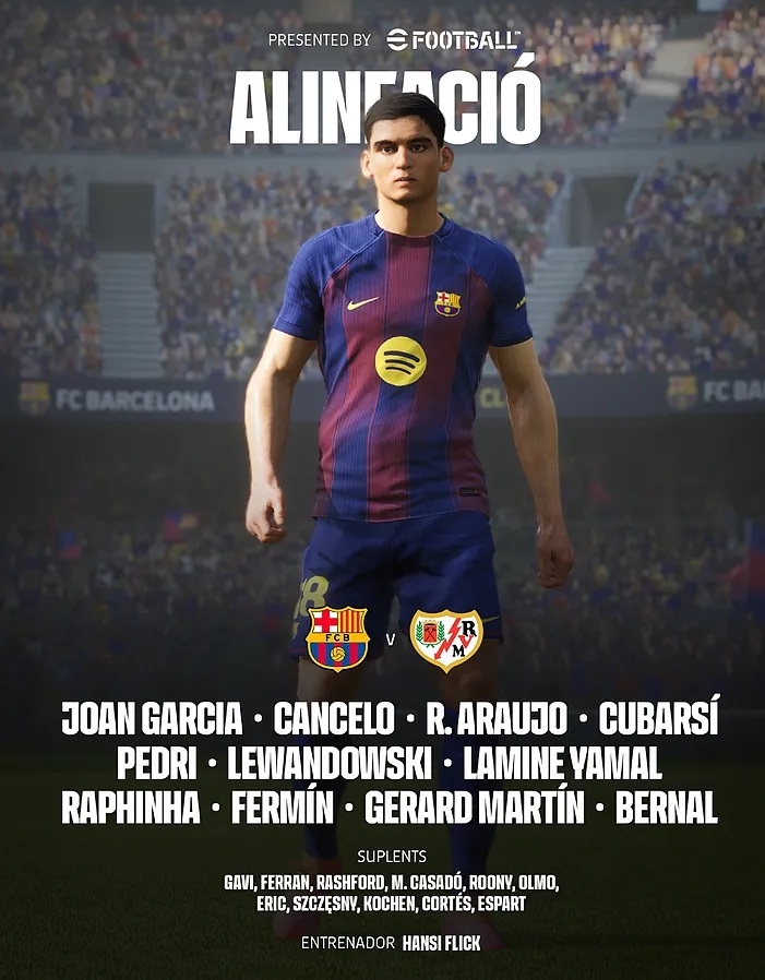 خلاصه بازی بارسلونا ۱ _ ۰ رایو وایه کانو/ تثبیت صدرنشینی به کمک آرائوخو