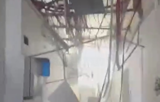 تصویری از اصابت دقیق موشک‌های ایرانی به هولون در سرزمین‌های اشغالی