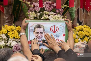 تشییع سردار شهید علی محمد نائینی سخنگوی سپاه پاسداران در کاشان