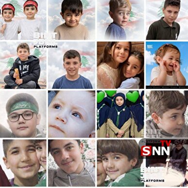 کودکان شهید امروز لبنان + عکس