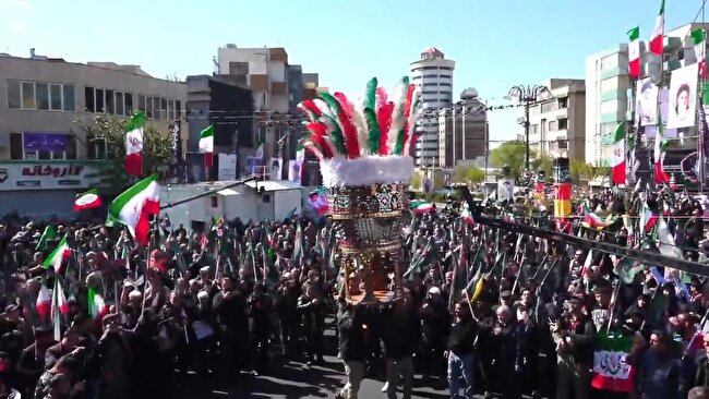 سنگ تمام ملت ایران در غم فراق چهلمین روز شهادت رهبر شهید انقلاب/ داغی که هرگز سرد نمی‌شود + فیلم