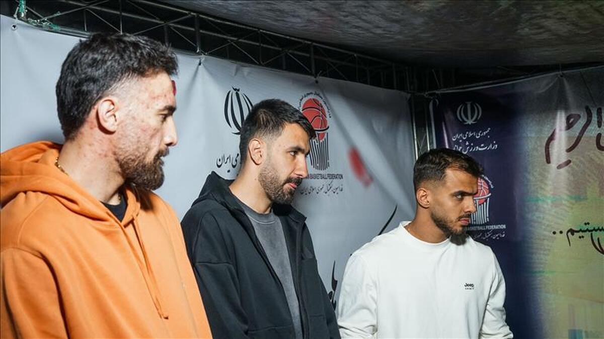 ملی&zwnj;پوشان بسکتبال سه&zwnj;نفره در موکب فدراسیون: ما سرباز وطن هستیم