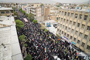 تشییع پیکر سردار شهید مجید خادمی در شیراز