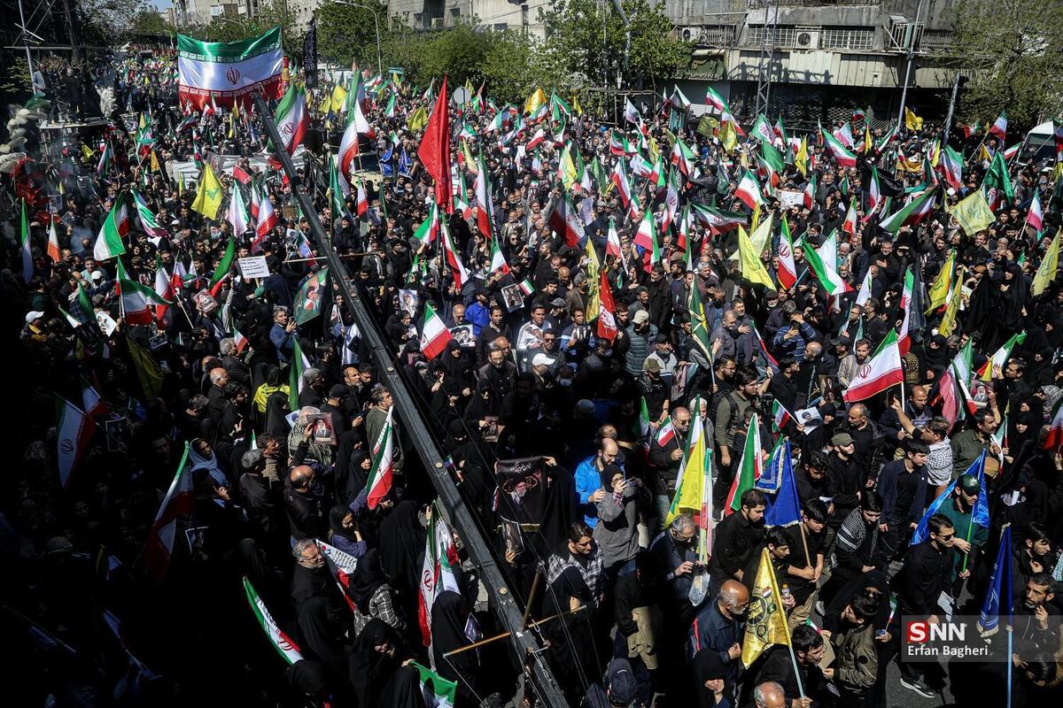 حضور تمام سنین در تجمع مردمی شاهرود برای ایران + فیلم