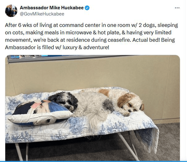 آتشبس، سفیر آمریکا را از مخفیگاه خارج کرد آتشبس، سفیر آمریکا را از مخفیگاه خارج کرد