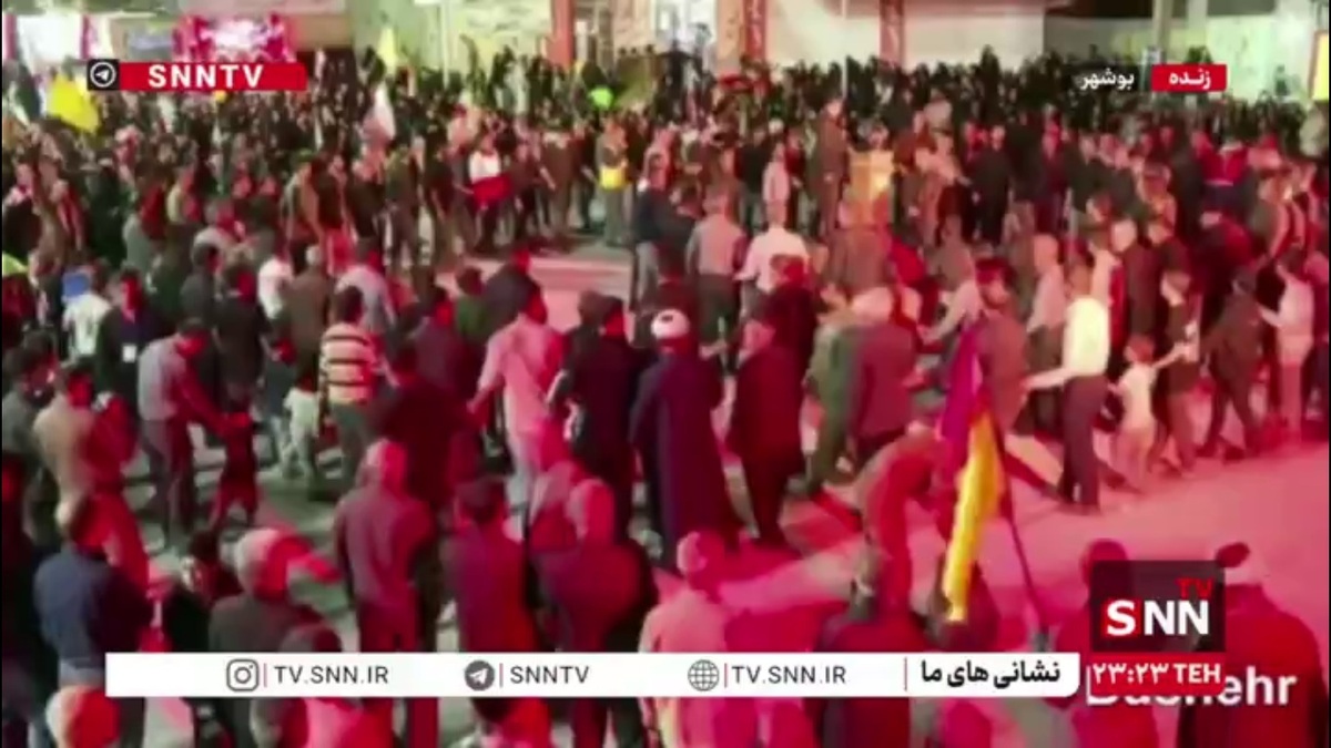 حضور پرشور مردم بوشهر در چهلم شهادت قائد امت؛ بیعت مجدد با آرمان&zwnj;ها و پشتیبانی قوی از نیروهای مسلح