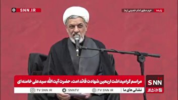 خاطره حجت الاسلام رفیعی از روضه خوانی برای رهبر شهید انقلاب در ایام کرونا: ایشان فرمودند روضه خوان امام حسین (ع) باید بالا بنشیند