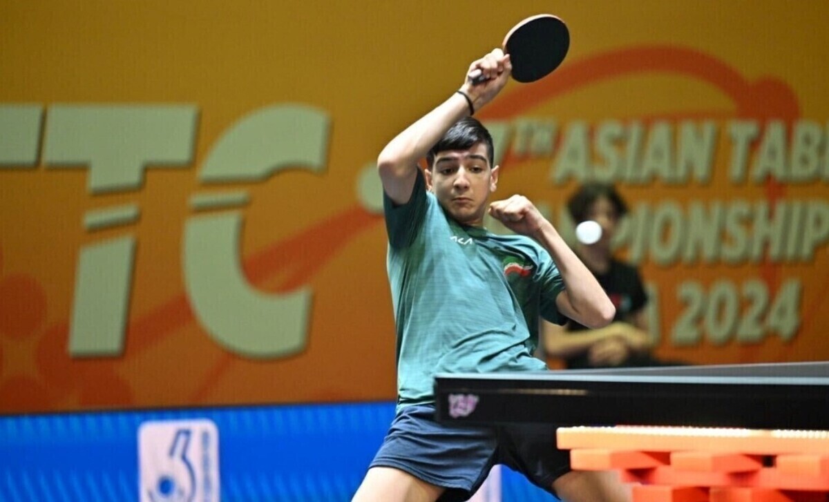 کسب سهمیه المپیک جوانان توسط نابغه پینگ پنگ ایران