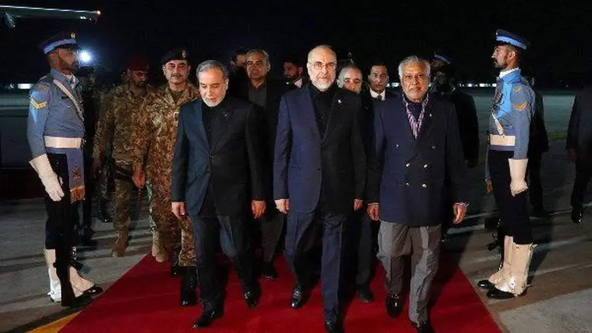 دیدار هیات ایرانی با رئیس مجلس پاکستان + فیلم