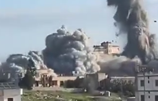 لحظه‌ی حمله رژیم صهیونیستی به جنوب لبنان