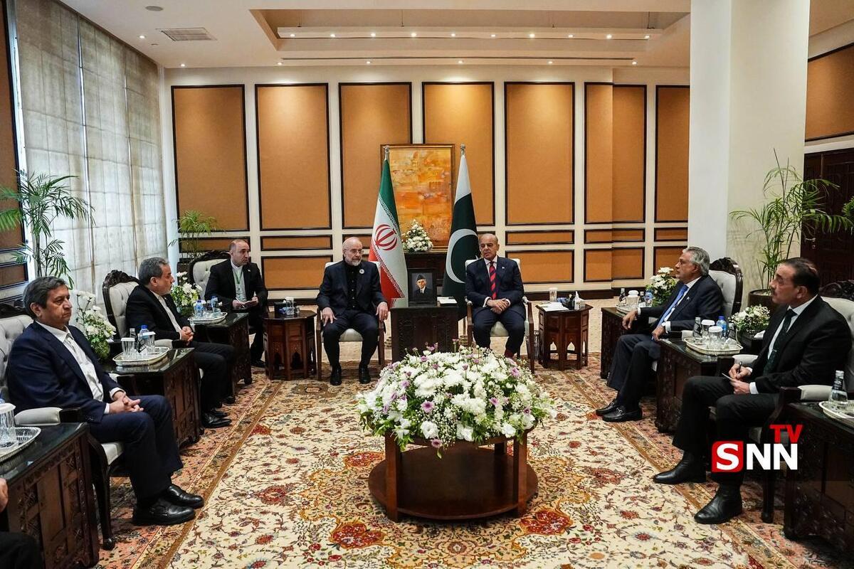 دیدار نخست وزیر پاکستان با دکتر قالیباف