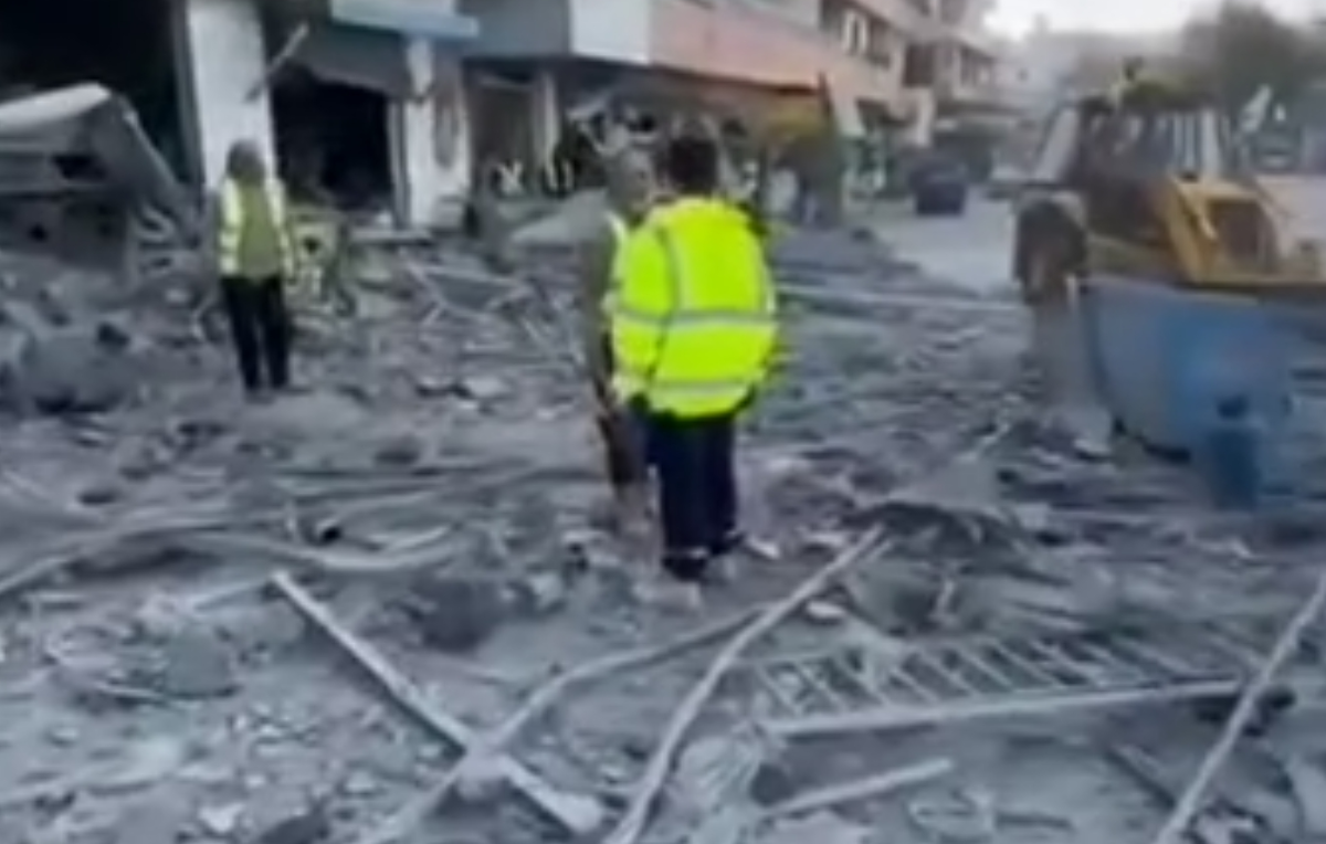 تصاویری از ویرانی‌های برجای مانده از حملات شدید رژیم صهیونیستی به شهرک «قانا» در جنوب لبنان