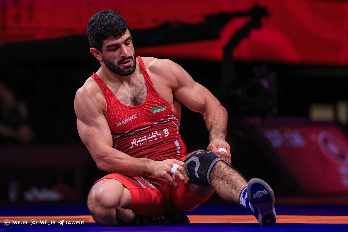 فیلم کامل کشتی کامران قاسم پور در دیدار فینال / پیروزی مقتدرانه با ضربه فنی