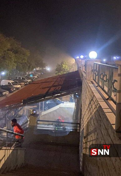 حمله رژیم جنایتکار صهیونی به نزدیکی بیمارستانی در جنوب لبنان