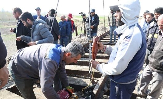 احیای دوباره پل تخریب‌شده امین‌آباد به چرخه حمل و نقل ریلی