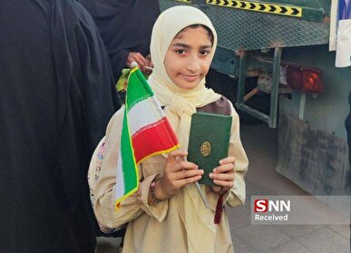 چشمانِ منتظرِ مادر؛ در حسرتِ خداحافظیِ دخترکی که شهید شد+فیلم