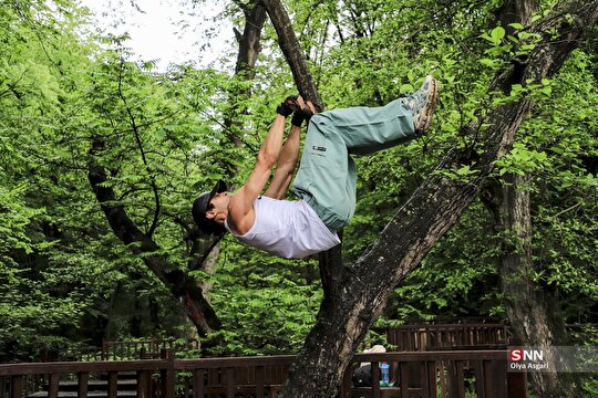 روزهای بهاری در پارک جنگلی النگدره گرگان