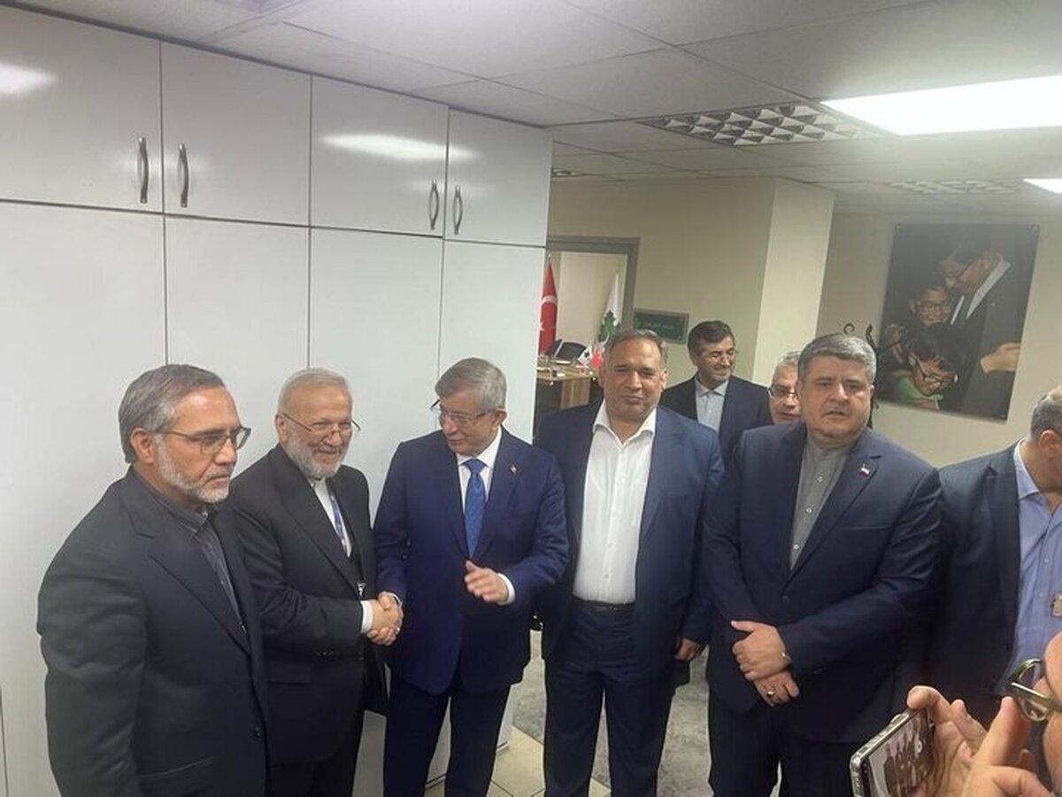 دیدار هیات پارلمانی ایران با &laquo;داوود اوغلو&raquo;