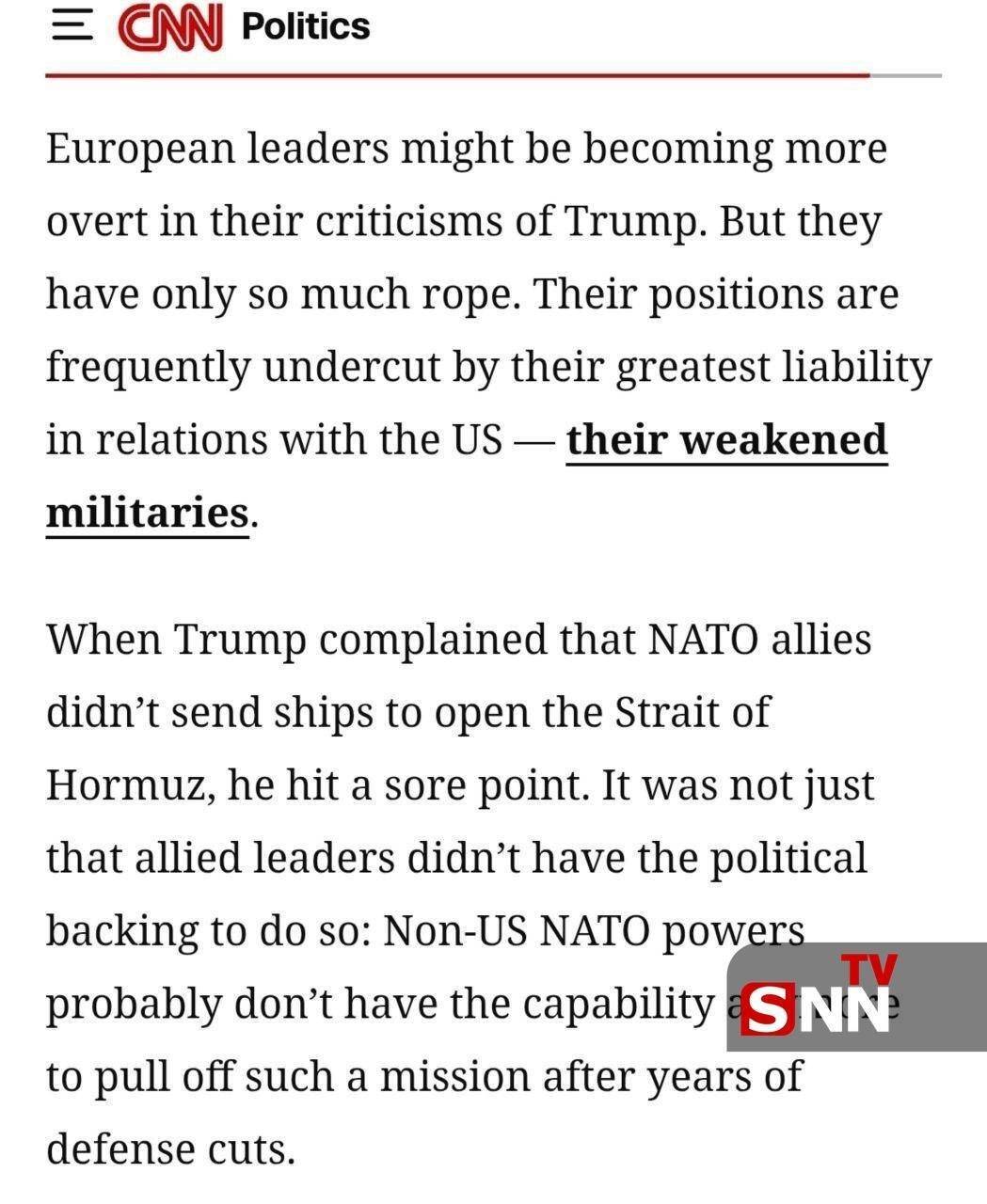 اروپا توان نظامی جنگ با ایران را ندارد + عکس