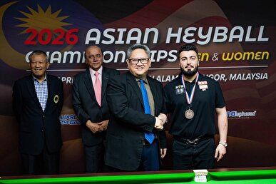 مدال برنز سینا ولیزاده در هی بال قهرمانی آسیا ۲۰۲۶