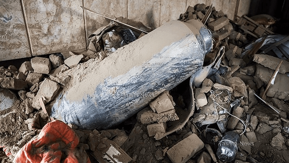 خنثی سازی مهمات عمل نکرده آمریکایی صهیونی در شرق استان اصفهان