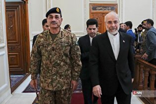 دیدار فرمانده ارتش پاکستان با محمدباقر قالیباف
