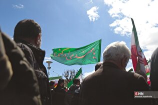 گزارش SNNTV از بزرگداشت اربعین قائد امت توسط گروه «عصائب اهل الحق» در بهشت زهرا (س) + فیلم