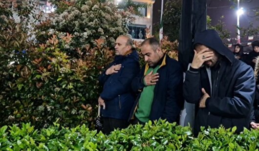 بدرقه خورشید به دست بارانی‌ها/۴۶ شب بی‌قراری مردم رشت برای مقتدای شهیدشان+فیلم