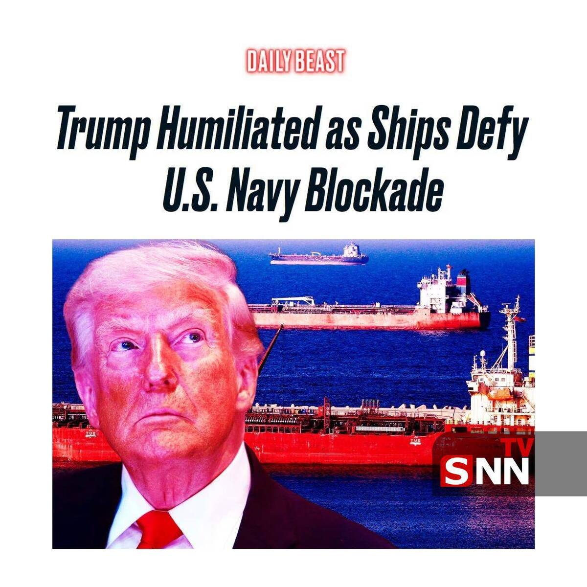 دیلی بیست: ترامپ با بی&zwnj;توجهی کشتی&zwnj;ها به محاصره آمریکا تحقیر شد